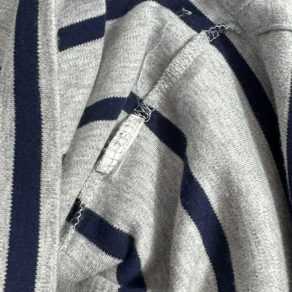 Polo Ralph Lauren Mens Gray Striped Collared Short Sleeve‎ Polo Shirt Size XL